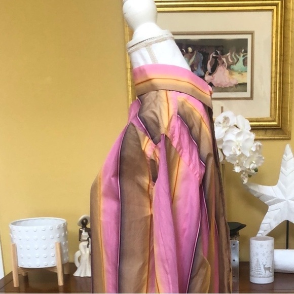 Ted Baker London Multicolored Striped Button Down Mens Long Sleeve Shirt Size M - Picture 10 of 16